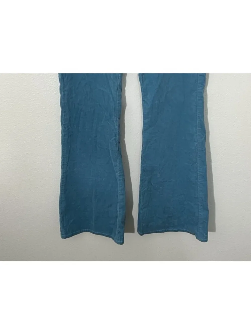 We The Free People Blue Corduroy Flare Pants Size 26